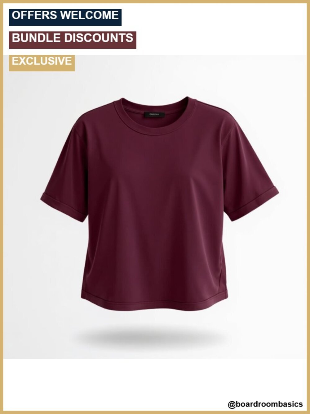 3 Pack Oversized Half Sleeve Crew Neck T-Shirts